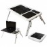 Столик для ноутбука E-Table LD09 универсальный Черно-Белый